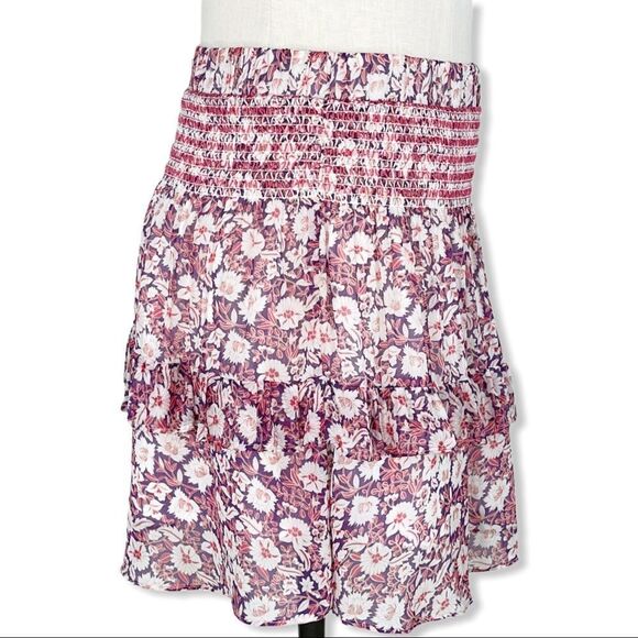 Anthropologie Rebecca Minkoff Floral Canyon Mini Skirt - Picture 4 of 16